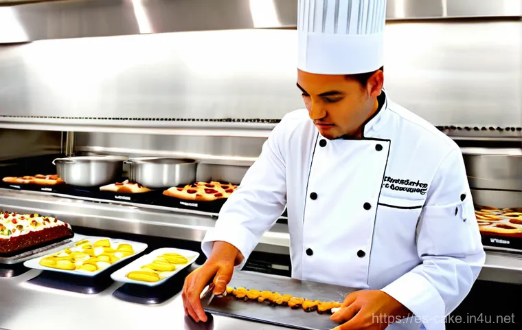 제과 자격증 소지자의 장단점 - **Prompt 1: The Credible Master Pastry Chef**
"A highly professional and confident pastry chef, ...